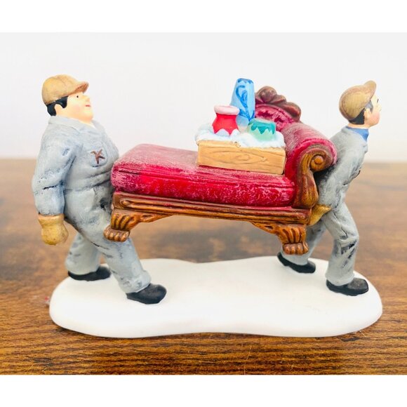 Department 56 Christmas in the City Kid Gloves Moving 59456 Moving Men - Picture 3 of 6